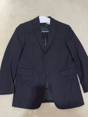 BRAND NEW MENS ZARA ITALIAN WOOL BLAZER - SIZE SMALL (36-38) - BLACK